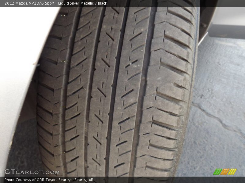 Liquid Silver Metallic / Black 2012 Mazda MAZDA5 Sport