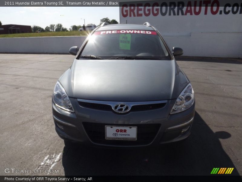 Titanium Gray Metallic / Black 2011 Hyundai Elantra Touring SE