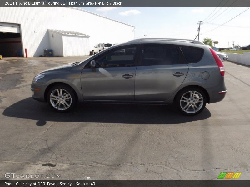 Titanium Gray Metallic / Black 2011 Hyundai Elantra Touring SE