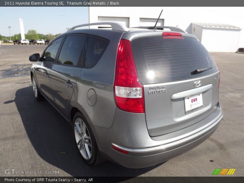 Titanium Gray Metallic / Black 2011 Hyundai Elantra Touring SE
