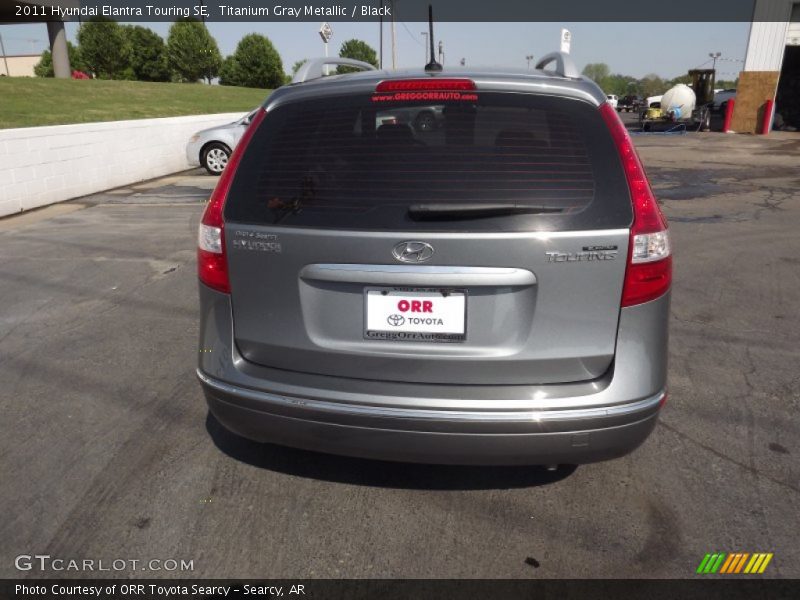 Titanium Gray Metallic / Black 2011 Hyundai Elantra Touring SE