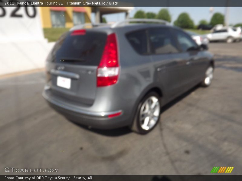Titanium Gray Metallic / Black 2011 Hyundai Elantra Touring SE