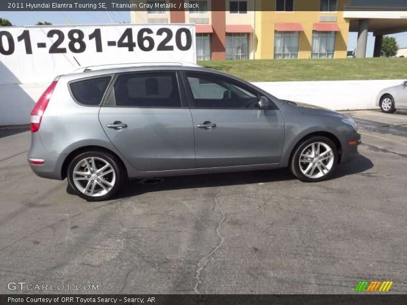 Titanium Gray Metallic / Black 2011 Hyundai Elantra Touring SE