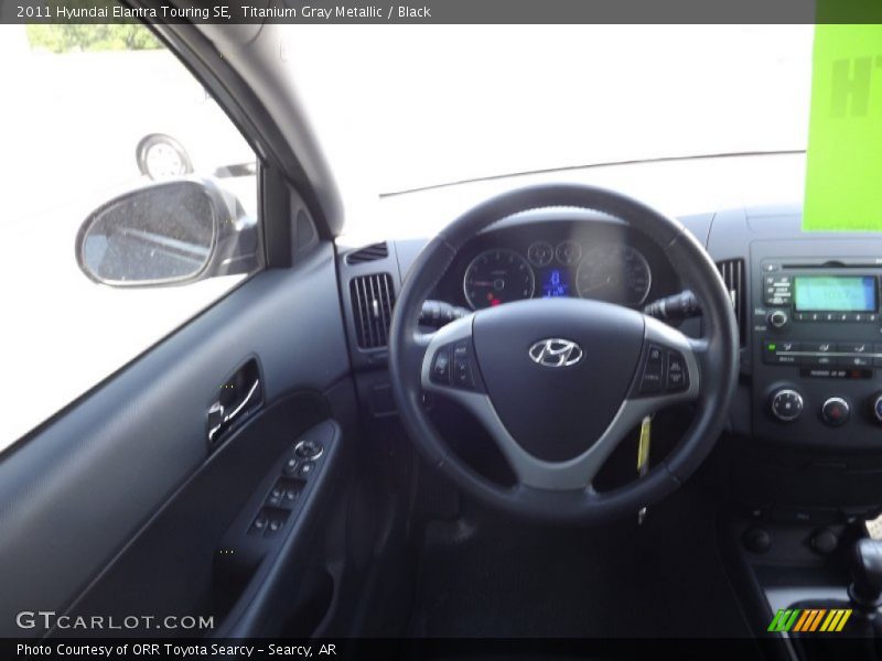Titanium Gray Metallic / Black 2011 Hyundai Elantra Touring SE