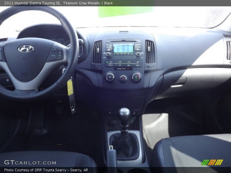 Titanium Gray Metallic / Black 2011 Hyundai Elantra Touring SE