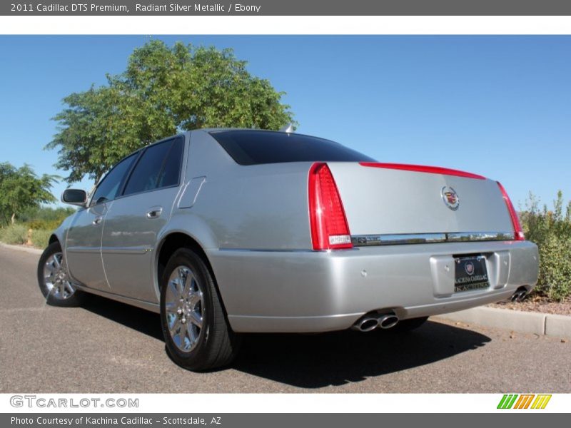 Radiant Silver Metallic / Ebony 2011 Cadillac DTS Premium