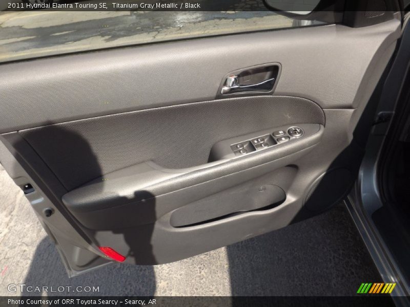 Titanium Gray Metallic / Black 2011 Hyundai Elantra Touring SE