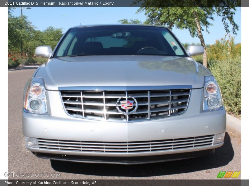 Radiant Silver Metallic / Ebony 2011 Cadillac DTS Premium