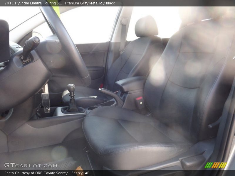 Titanium Gray Metallic / Black 2011 Hyundai Elantra Touring SE