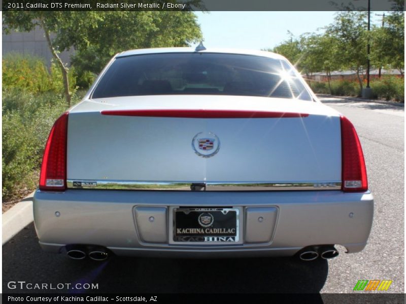 Radiant Silver Metallic / Ebony 2011 Cadillac DTS Premium