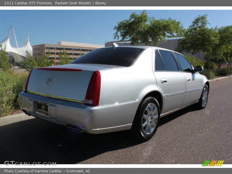 Radiant Silver Metallic / Ebony 2011 Cadillac DTS Premium