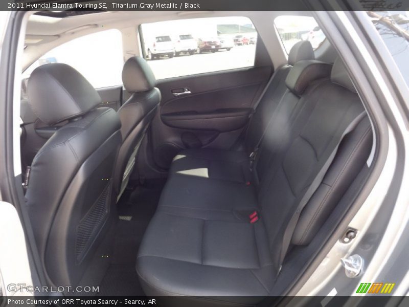 Titanium Gray Metallic / Black 2011 Hyundai Elantra Touring SE