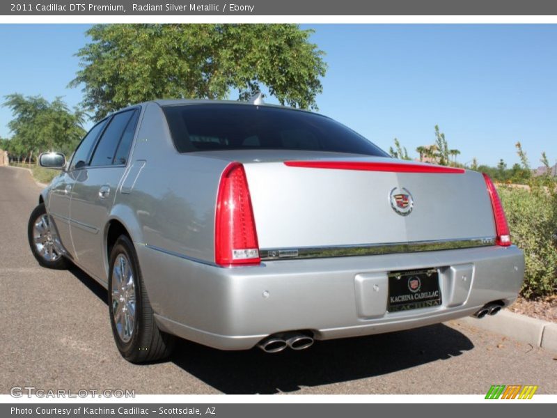 Radiant Silver Metallic / Ebony 2011 Cadillac DTS Premium