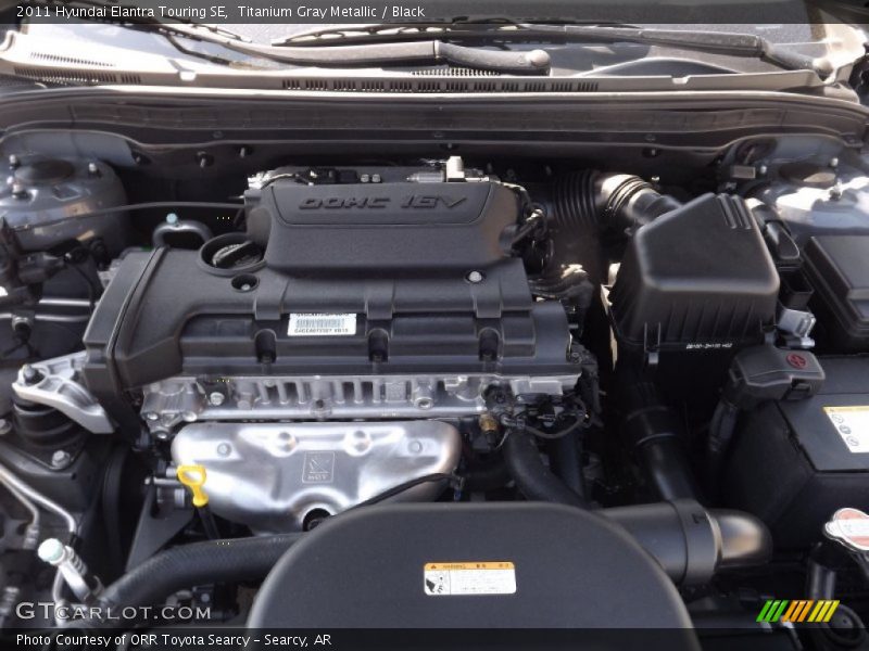 Titanium Gray Metallic / Black 2011 Hyundai Elantra Touring SE