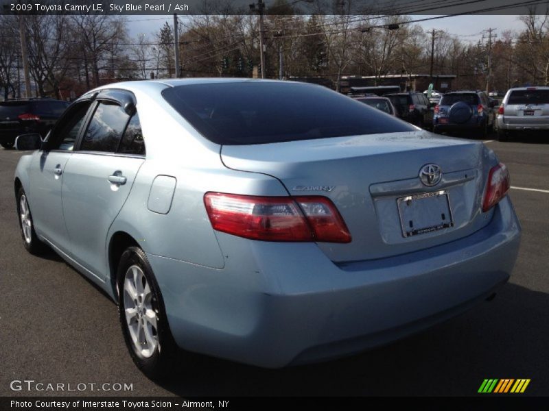 Sky Blue Pearl / Ash 2009 Toyota Camry LE