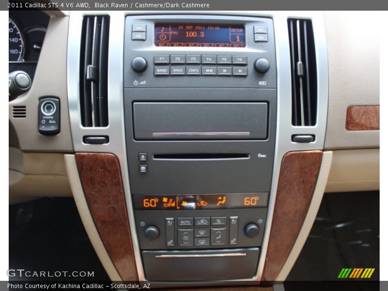 Black Raven / Cashmere/Dark Cashmere 2011 Cadillac STS 4 V6 AWD
