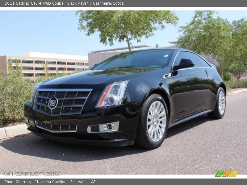 Front 3/4 View of 2011 CTS 4 AWD Coupe