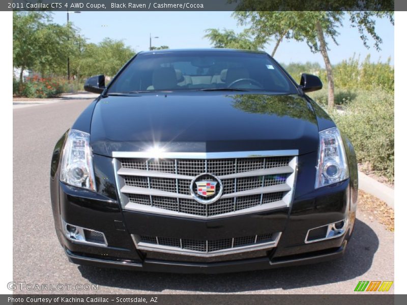 Black Raven / Cashmere/Cocoa 2011 Cadillac CTS 4 AWD Coupe