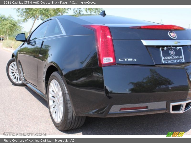 Black Raven / Cashmere/Cocoa 2011 Cadillac CTS 4 AWD Coupe