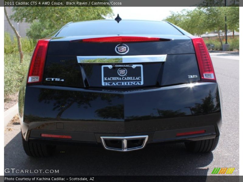 Black Raven / Cashmere/Cocoa 2011 Cadillac CTS 4 AWD Coupe
