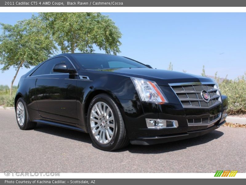 Black Raven / Cashmere/Cocoa 2011 Cadillac CTS 4 AWD Coupe