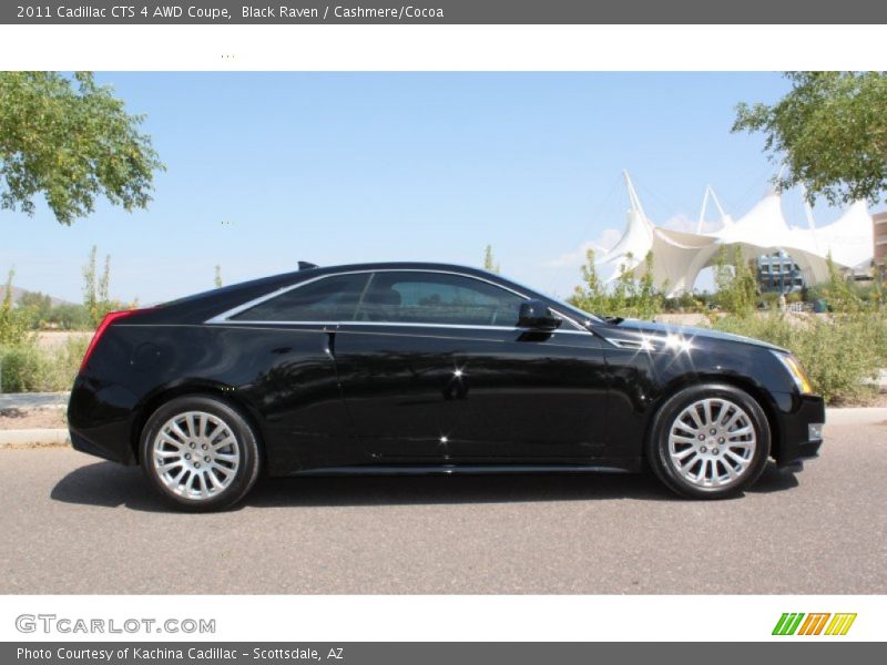 Black Raven / Cashmere/Cocoa 2011 Cadillac CTS 4 AWD Coupe