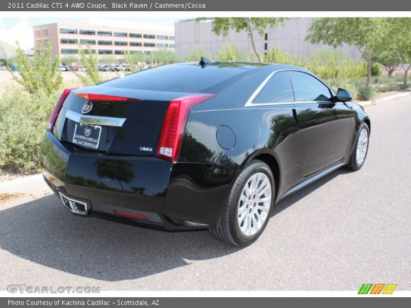 Black Raven / Cashmere/Cocoa 2011 Cadillac CTS 4 AWD Coupe