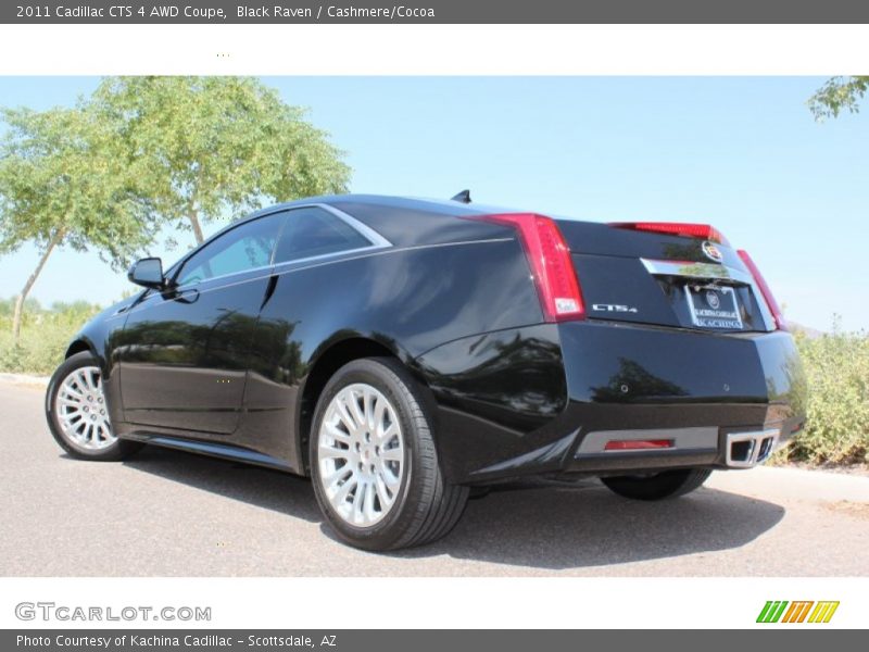 Black Raven / Cashmere/Cocoa 2011 Cadillac CTS 4 AWD Coupe