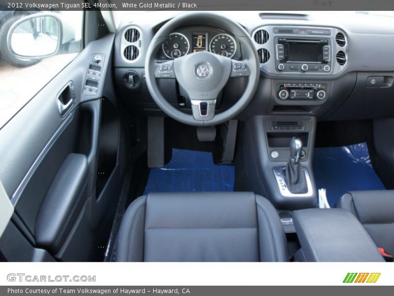  2012 Tiguan SEL 4Motion Black Interior