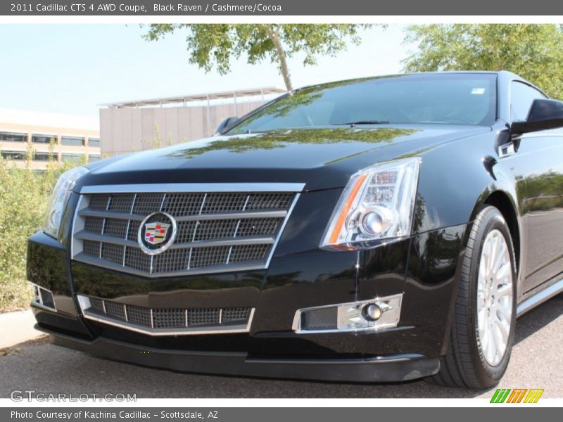 Black Raven / Cashmere/Cocoa 2011 Cadillac CTS 4 AWD Coupe