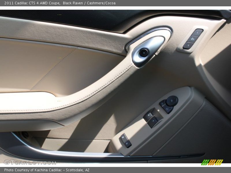 Black Raven / Cashmere/Cocoa 2011 Cadillac CTS 4 AWD Coupe
