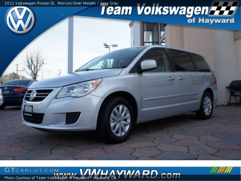 Mercury Silver Metallic / Aero Gray 2012 Volkswagen Routan SE