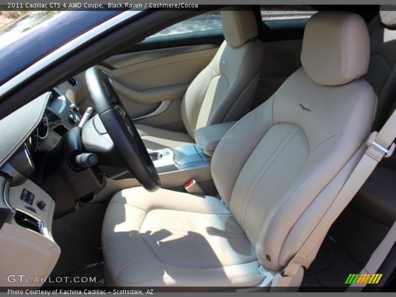 Black Raven / Cashmere/Cocoa 2011 Cadillac CTS 4 AWD Coupe
