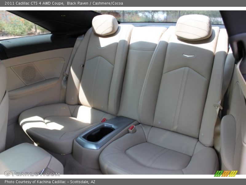 Rear Seat of 2011 CTS 4 AWD Coupe