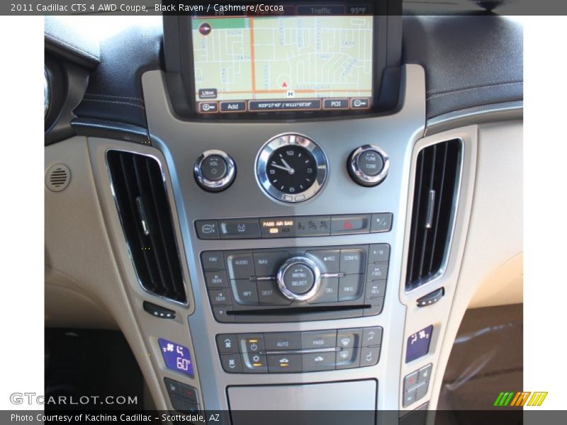 Controls of 2011 CTS 4 AWD Coupe