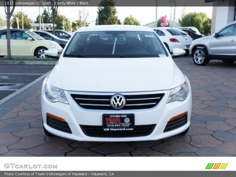 Candy White / Black 2012 Volkswagen CC Sport
