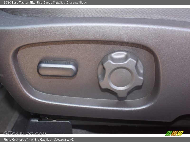 Red Candy Metallic / Charcoal Black 2010 Ford Taurus SEL