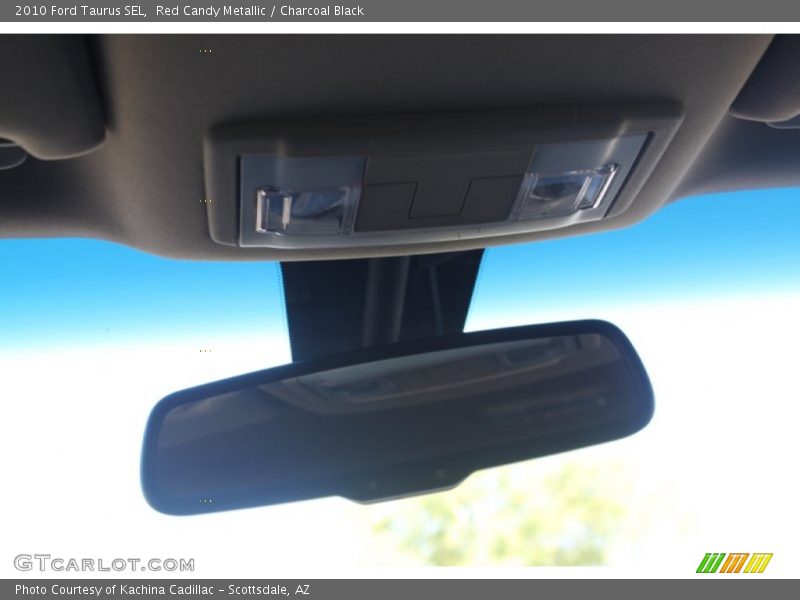 Red Candy Metallic / Charcoal Black 2010 Ford Taurus SEL