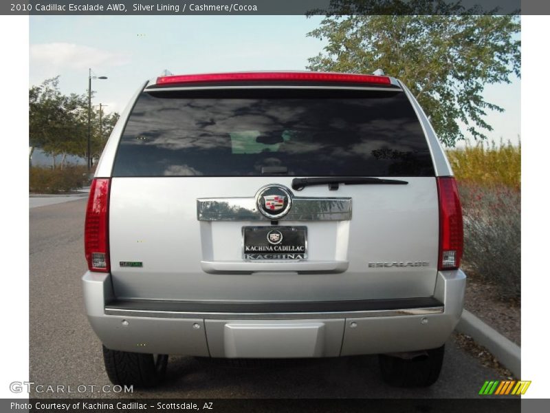 Silver Lining / Cashmere/Cocoa 2010 Cadillac Escalade AWD