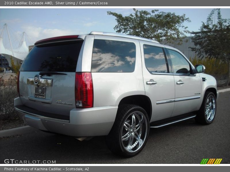 Silver Lining / Cashmere/Cocoa 2010 Cadillac Escalade AWD