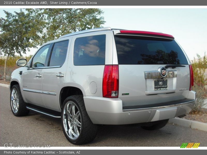 Silver Lining / Cashmere/Cocoa 2010 Cadillac Escalade AWD