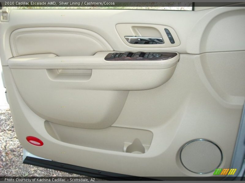Silver Lining / Cashmere/Cocoa 2010 Cadillac Escalade AWD