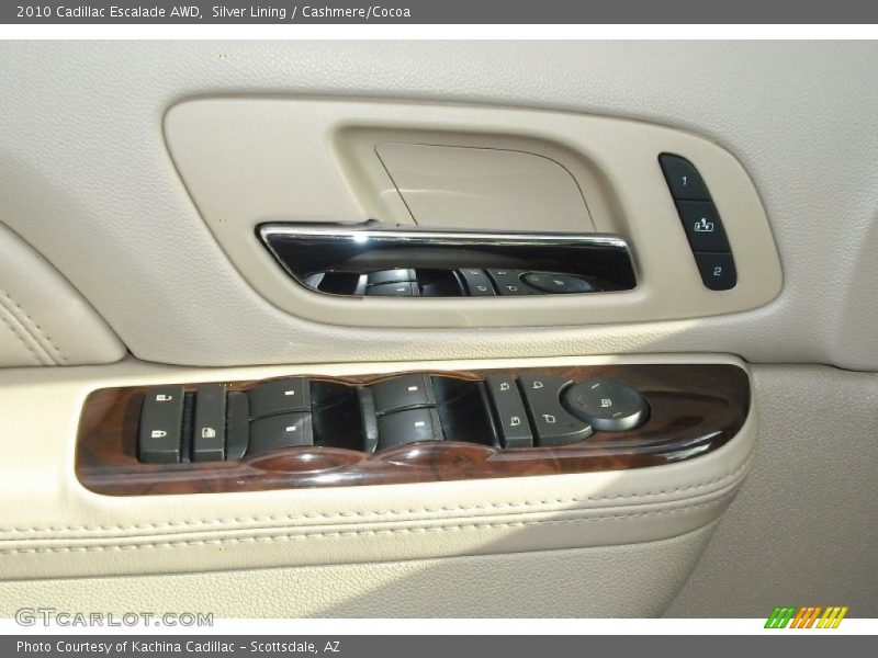 Silver Lining / Cashmere/Cocoa 2010 Cadillac Escalade AWD