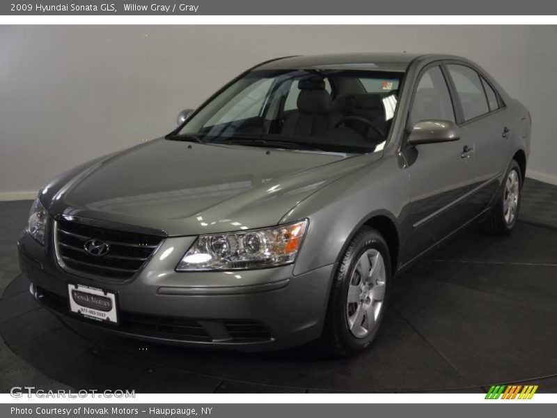 Willow Gray / Gray 2009 Hyundai Sonata GLS
