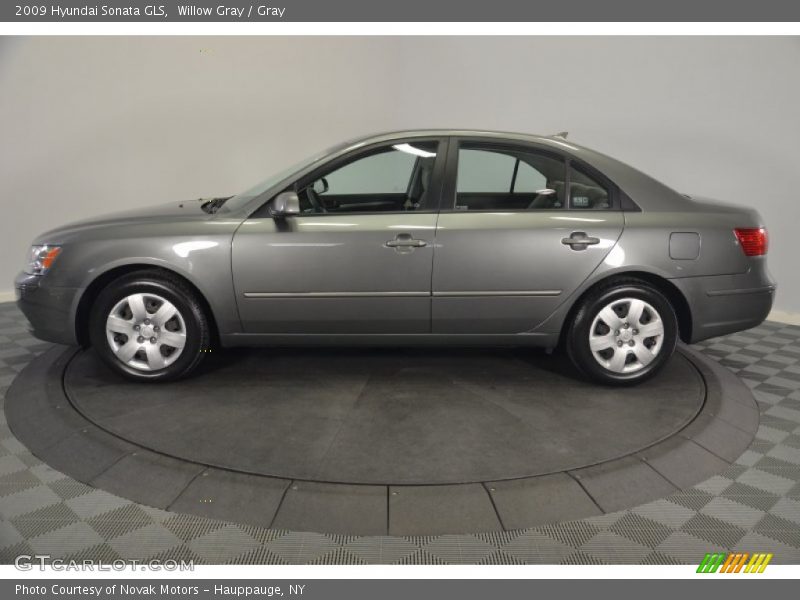 Willow Gray / Gray 2009 Hyundai Sonata GLS