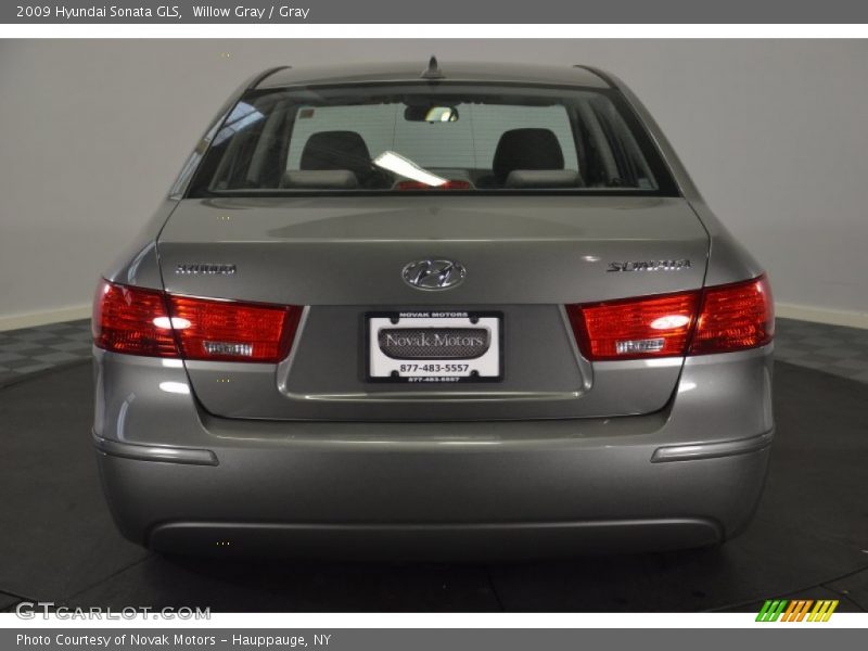 Willow Gray / Gray 2009 Hyundai Sonata GLS