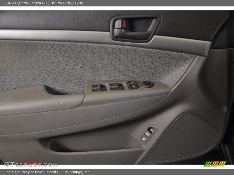 Willow Gray / Gray 2009 Hyundai Sonata GLS