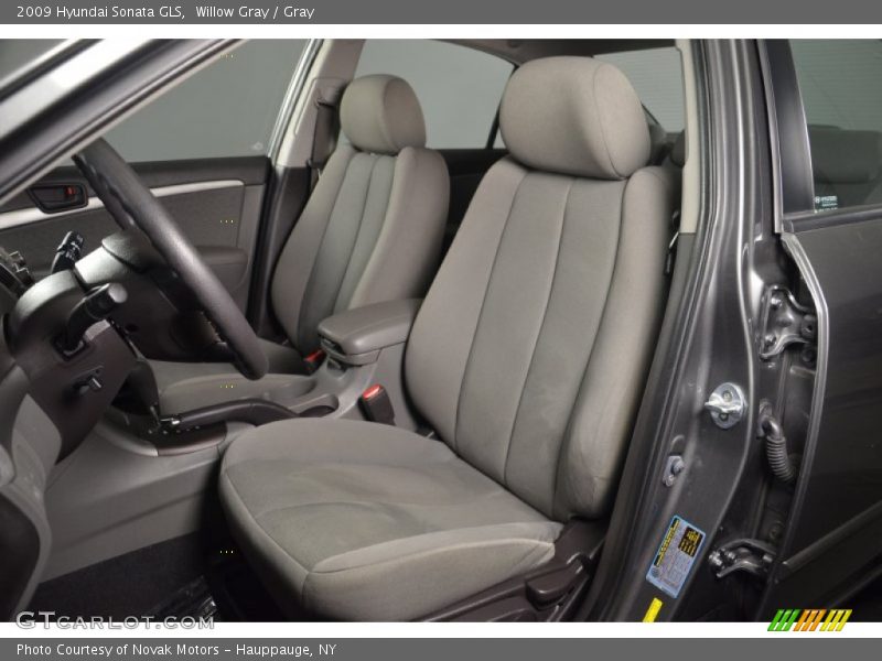 Willow Gray / Gray 2009 Hyundai Sonata GLS