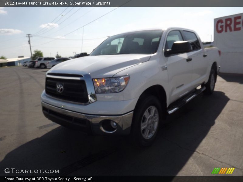 Super White / Graphite 2012 Toyota Tundra CrewMax 4x4
