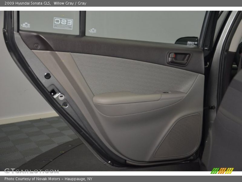 Willow Gray / Gray 2009 Hyundai Sonata GLS
